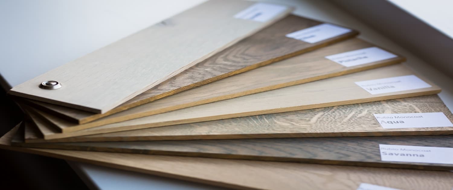 kleurwaaier Verschillende soorten houten vloeren